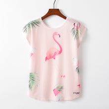 Load image into Gallery viewer, Kawaii Cute Style Bird Print T-shirt