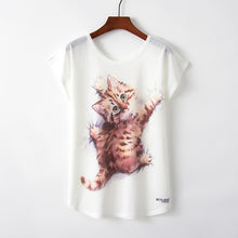 Load image into Gallery viewer, Kawaii Cute Style Bird Print T-shirt