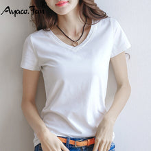 Load image into Gallery viewer, Summer  Slim White T-Shirt